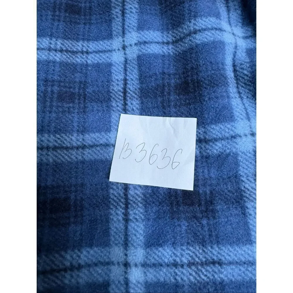 Weatherproof Boy's Sherpa Lined Fleece Button Up Shirt Jacket Sz 10/12 See Notes